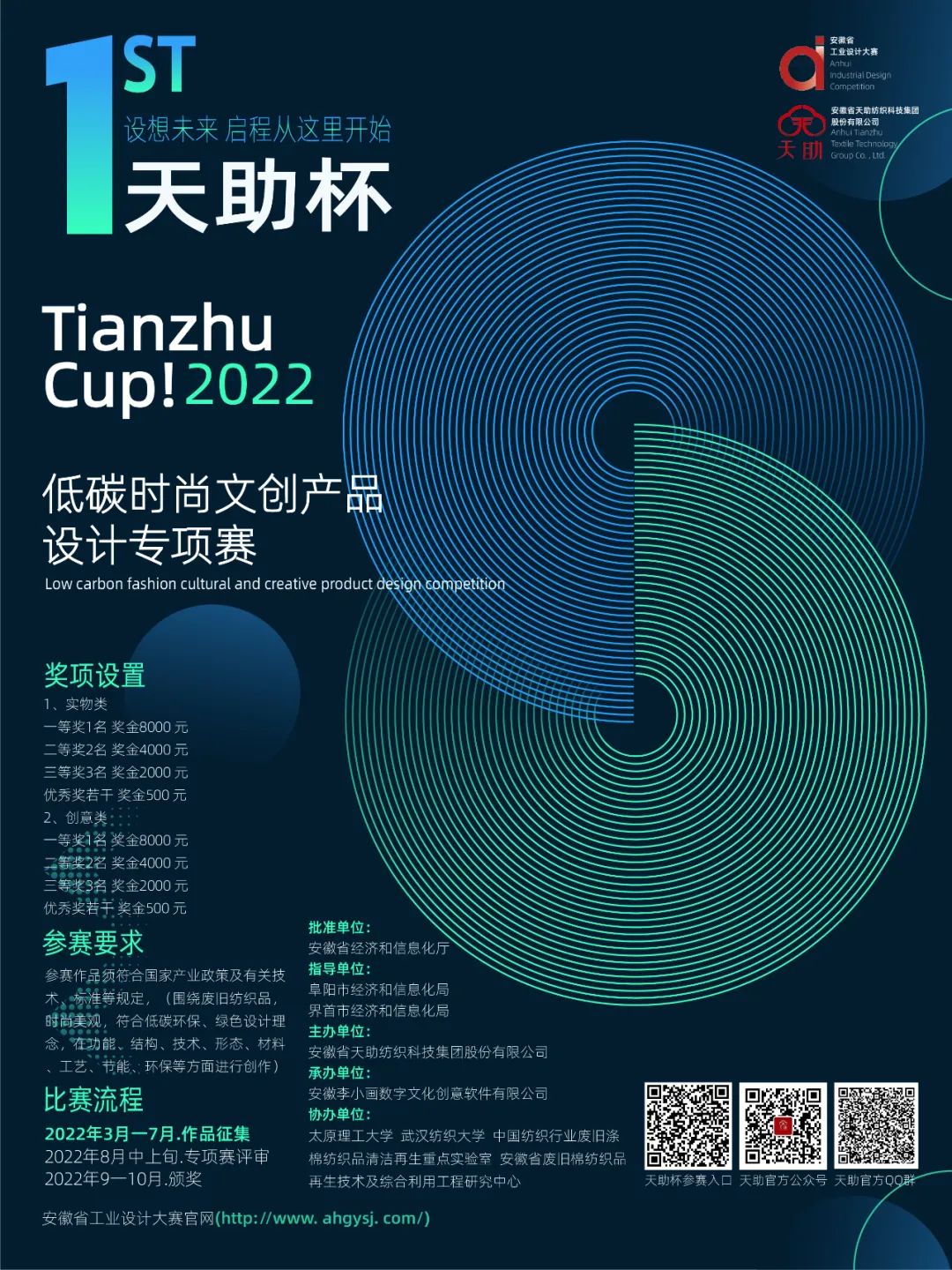 2022安徽省第九屆工業設計大賽“天助杯”低碳時尚文創產品設計專項賽(圖1)