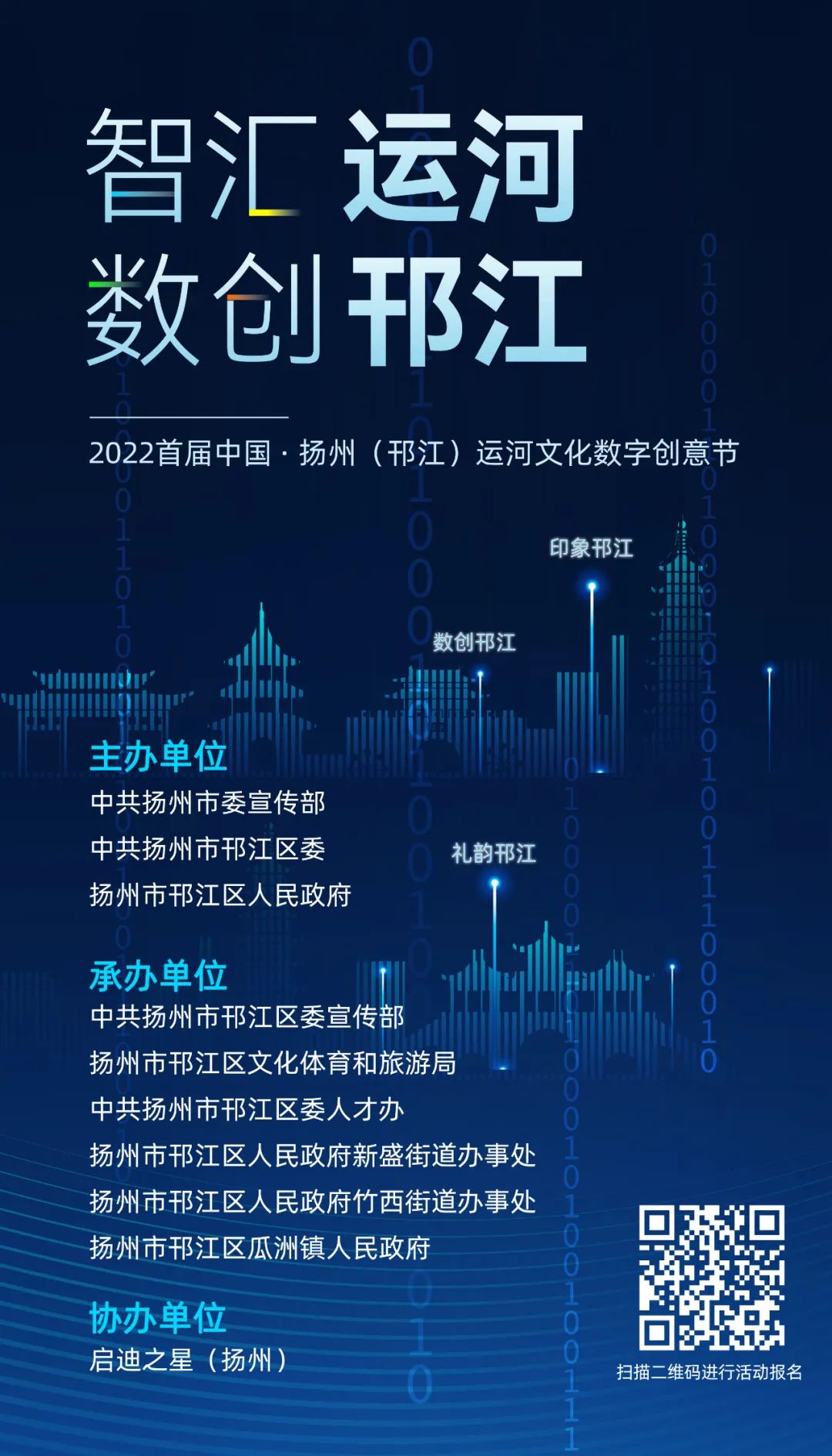 2022首屆中國·揚州（邗江）運河文化數字創意節文創設計作品征集(圖1)